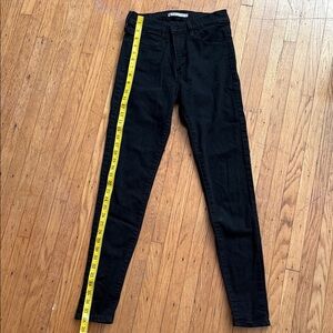 Levi's Black High Rise Super Skinny Jeans